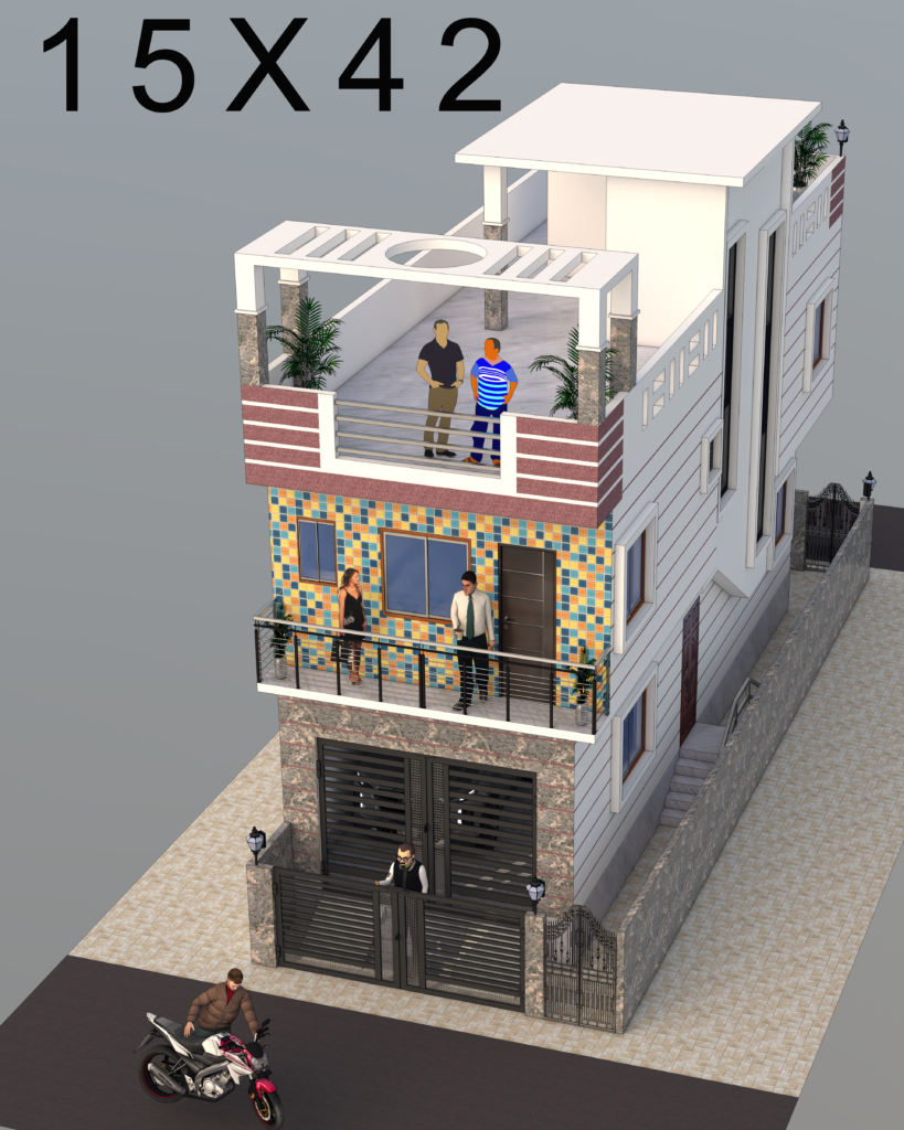 15X42 Sqft House Design