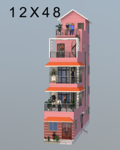 12X48 Sqft House Design