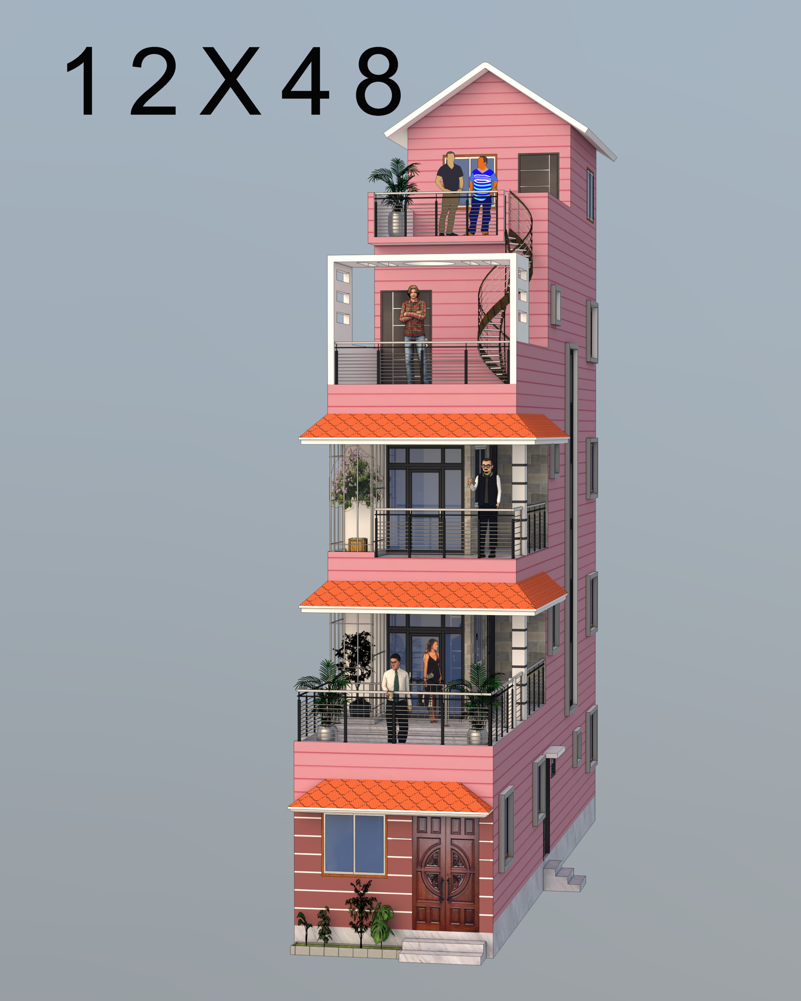 12X48 Sqft House Design