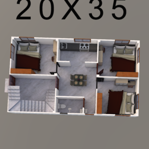 20X35 Sqft House Design