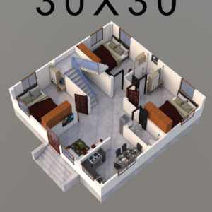 30X30 Sqft House Desgin