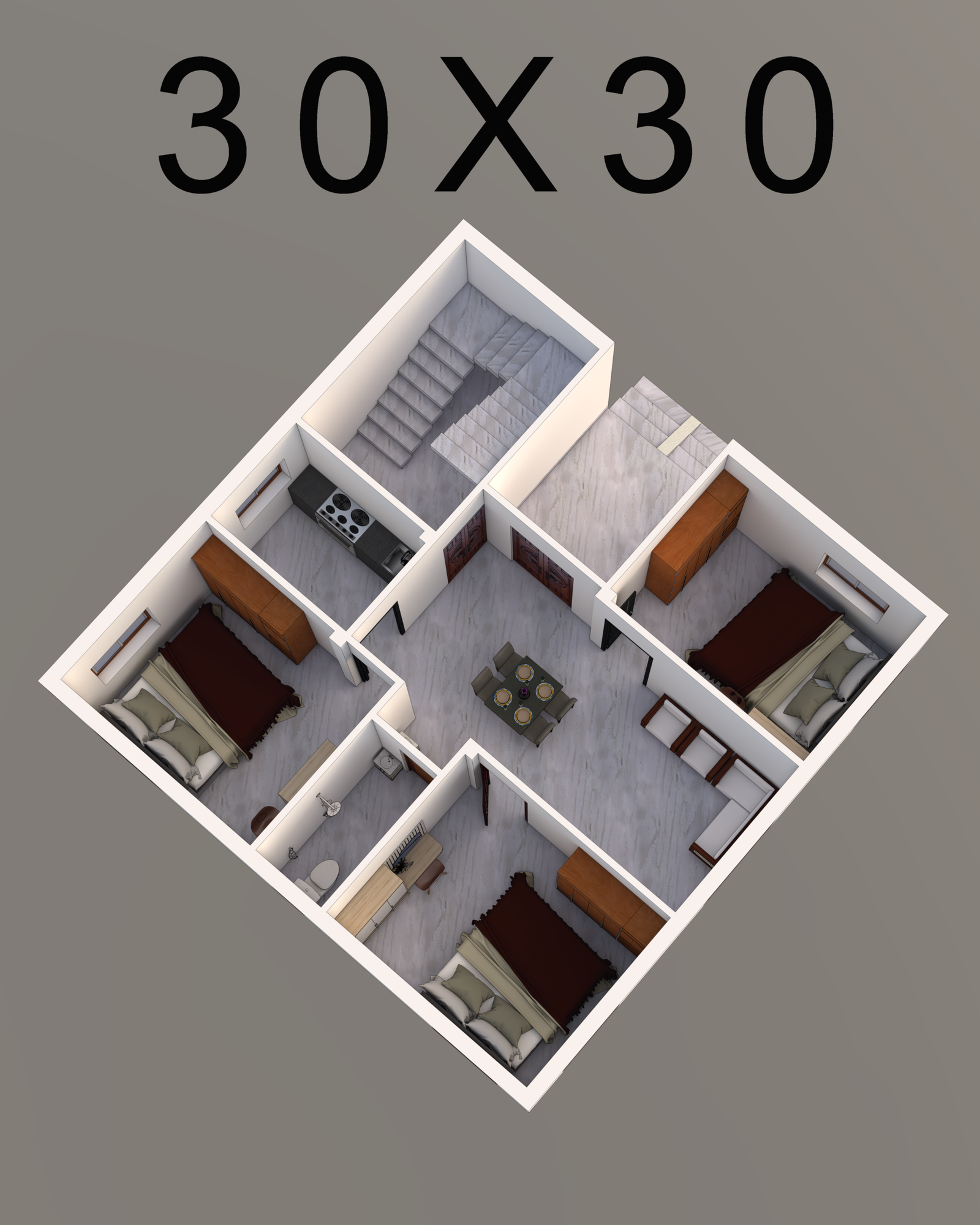 30X30 SQFT HOUSE DESIGN
