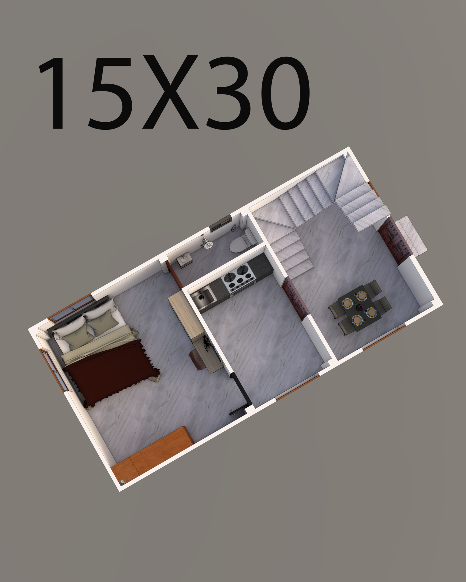 15X30 SQFT HOUSE DESIGN