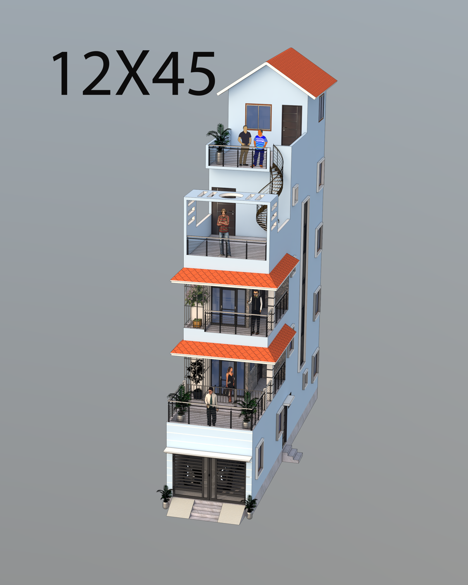 12X45 SQFT HOUSE DESIGN