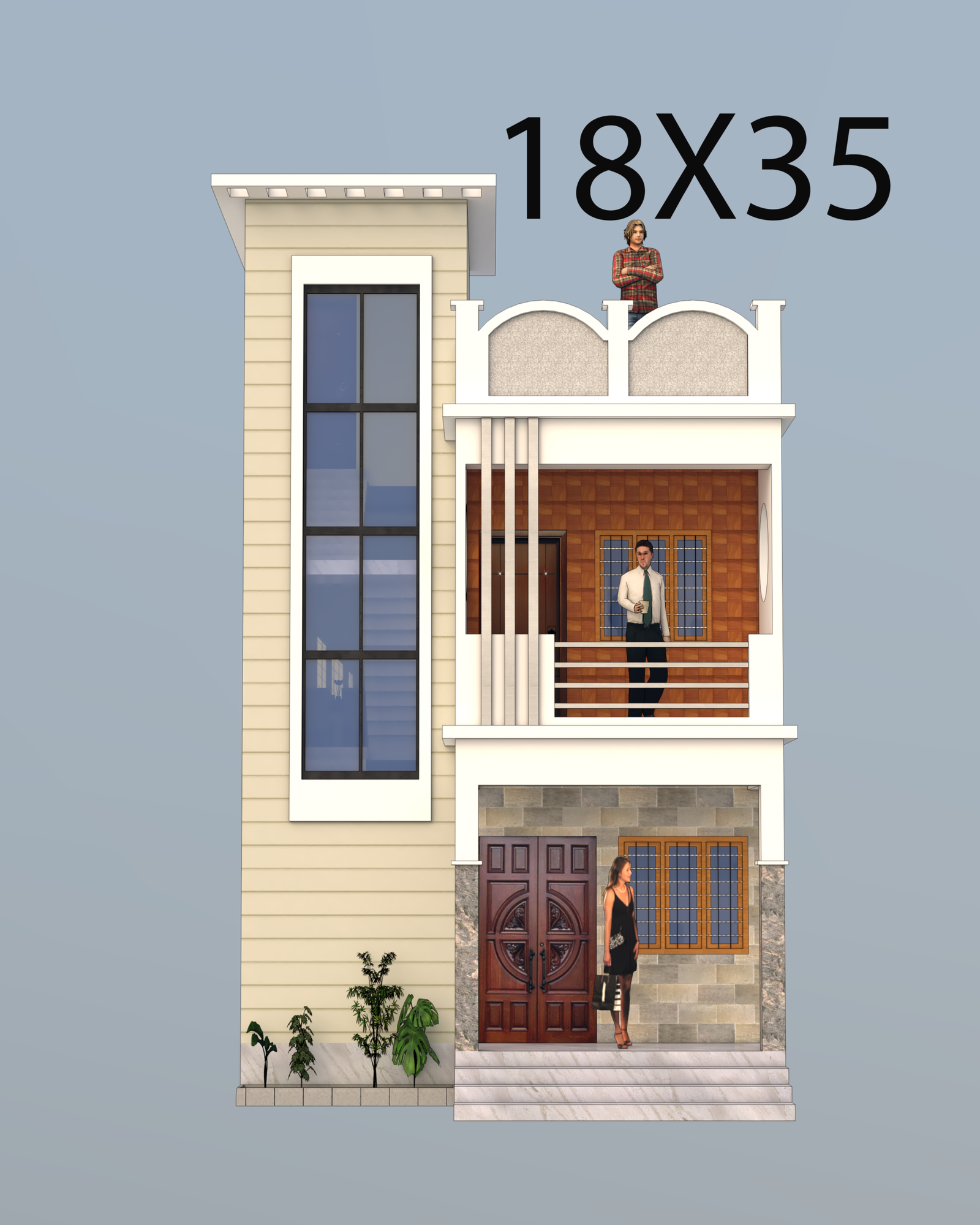 18X35 SQFT HOUSE DESIGN